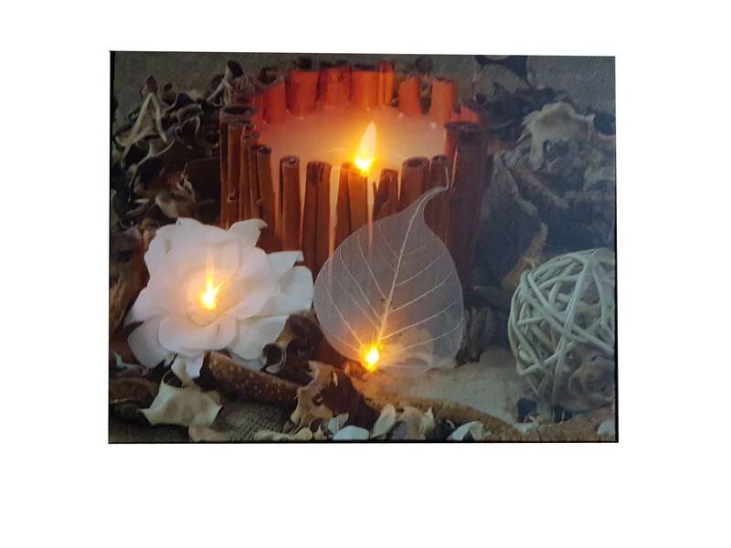 Light Up Painting With Cinnamon Nature Design - 101F