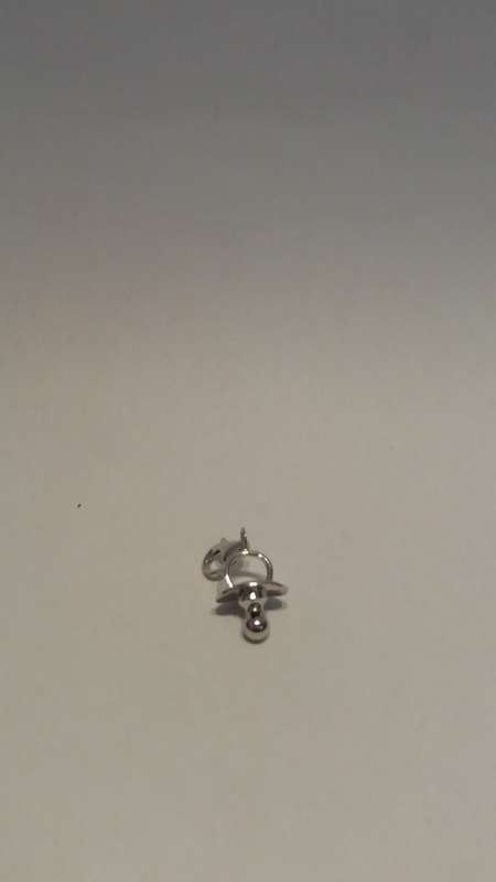 Sterling Silver Baby Dummy Charm