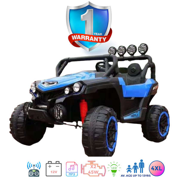 Kids Electric Ride On Car Grand UTV -4XL - Blue