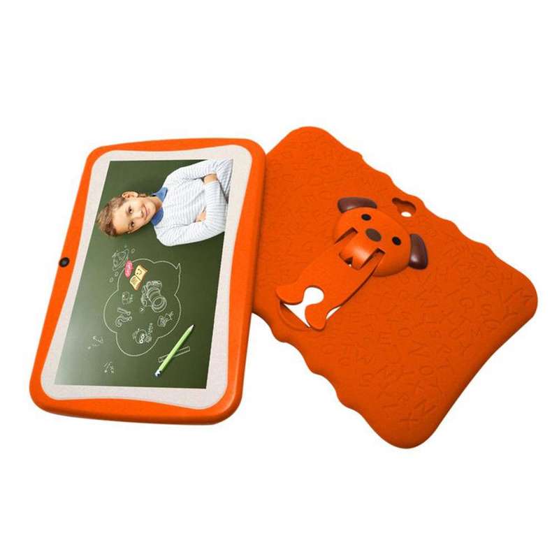 7" Android Kids Tablet + Free Silicone Cover - Orange - Orange
