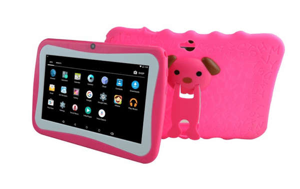 7" Android Kids Tablet + Free Silicone Cover - Pink - Pink