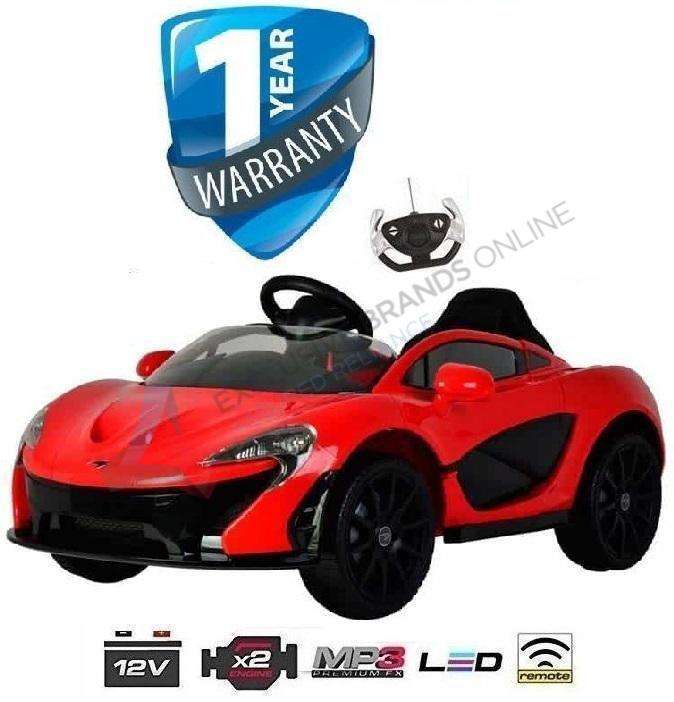 Kids Electric Ride On Car Mclaren Style - Red