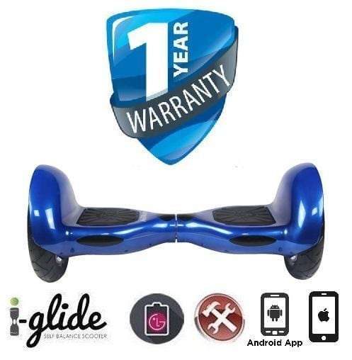 NEW Hoverboard iGlide V3 10" APP Enabled Bluetooth Off-Road - Blue