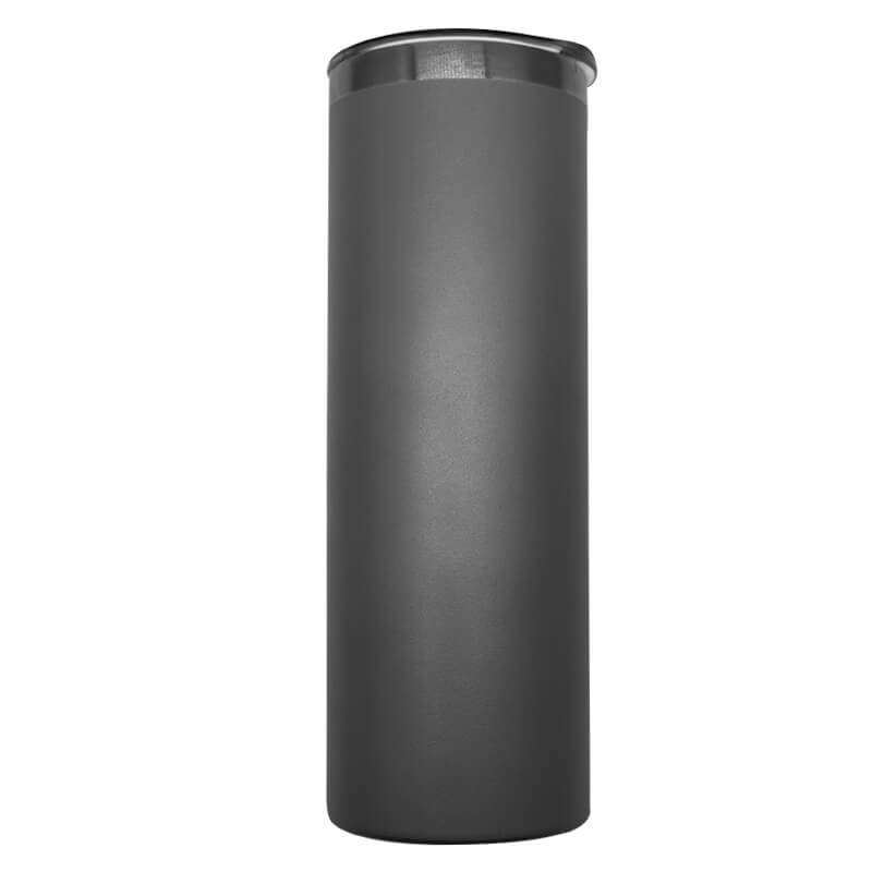 Grey Skinny Tumbler 590ml (20oz) Skinny Double Wall Stainless Steel for Corporate Branded or Pers...