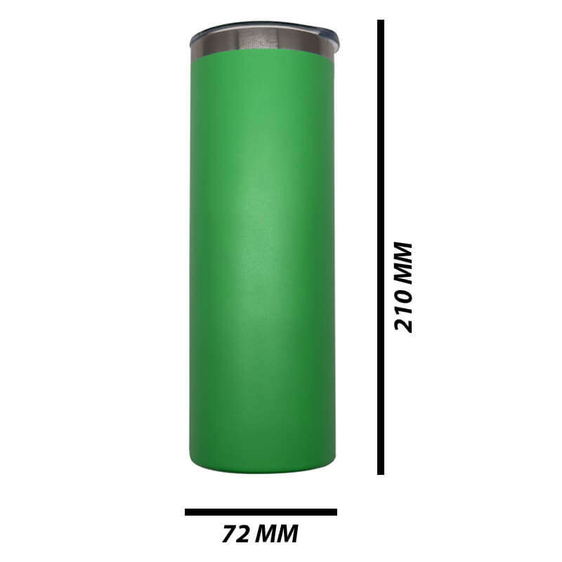Yellow Skinny Tumbler 590ml (20oz) Skinny Double Wall Stainless Steel for Corporate Branded or Pe...