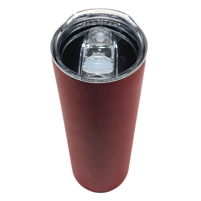 Red Skinny Tumbler 590ml (20oz) Skinny Double Wall Stainless Steel for Corporate Branded or Perso...