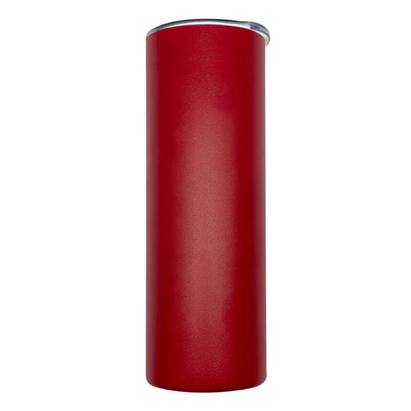 Red Skinny Tumbler 590ml (20oz) Skinny Double Wall Stainless Steel for Corporate Branded or Perso...