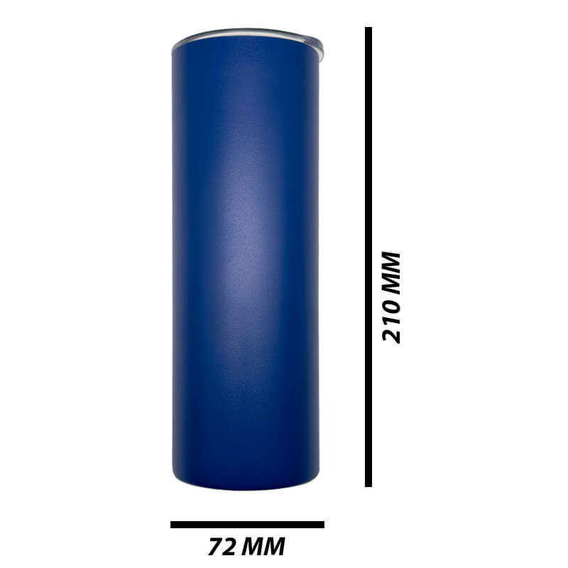 Royal Blue Skinny Tumbler 590ml (20oz) Skinny Double Wall Stainless Steel for Corporate Branded o...