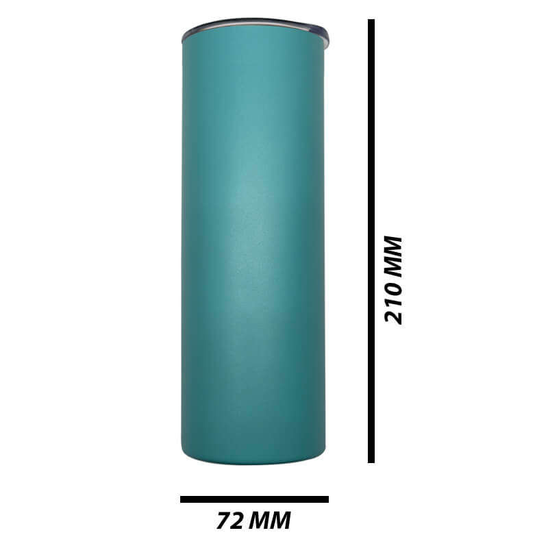 Ocean Blue Skinny Tumbler 590ml (20oz) Skinny Double Wall Stainless Steel for Corporate Branded o...
