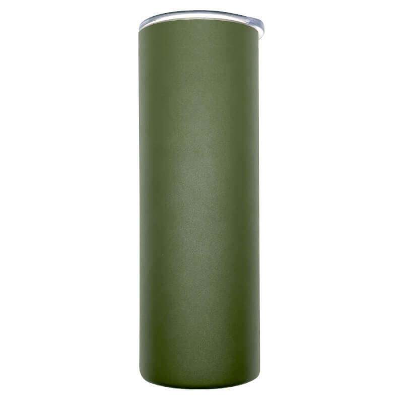 Camo Khaki Skinny Tumbler 590ml (20oz) Skinny Double Wall Stainless Steel for Corporate Branded o...