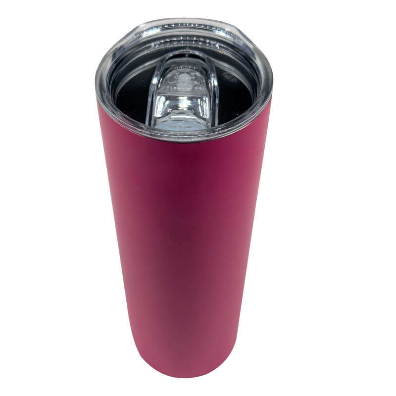 Pink Skinny Tumbler 590ml (20oz) Skinny Double Wall Stainless Steel for Corporate Branded or Pers...
