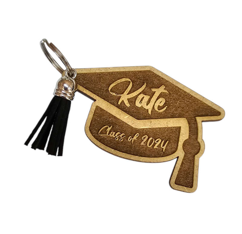 Personalised Graduation Keyring (Tassle optional)