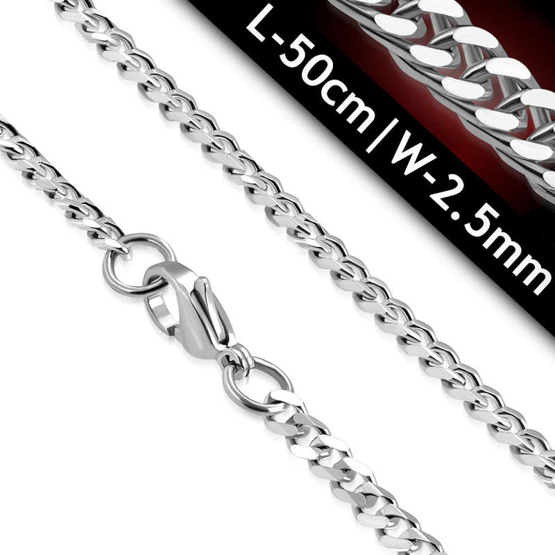 Stainless Steel Curb Cuban Link Chain