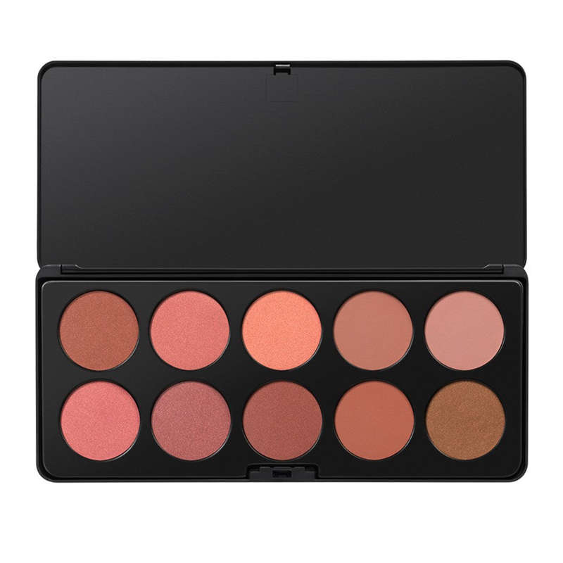 BH Cosmetics Nude Blush - 10 Color Blush Palette