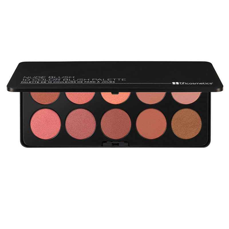 BH Cosmetics Nude Blush - 10 Color Blush Palette