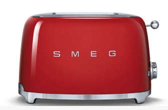 Smeg 50's Style Retro 2-Slice Toaster Various Colours TSF01SA - Fiery Red