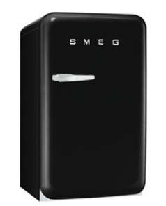 Smeg 55cm Retro Happy Bar Fridge Right Hinged FAB10RH - Black