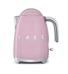 Smeg 50's Style Retro Electric 3D Kettle KLF03SA - Pastel Pink