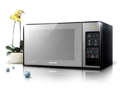 Samsung 40L MWO with Mirror finish & Grill MG402MADXBB