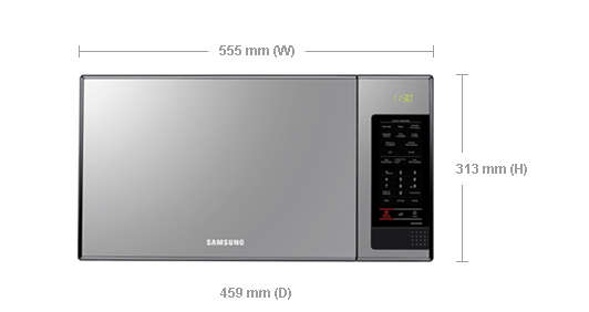 Samsung 40L MWO with Mirror finish & Grill MG402MADXBB