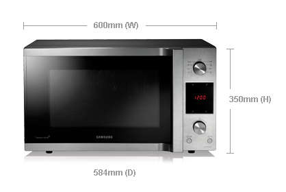 Samsung 45L Convection MWO with Sensor MC456TBRCSR