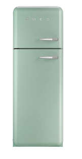 Smeg 60cm Retro Refrigerator Left Hinged Various Colours FAB30L - Mint