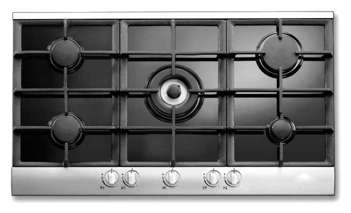 Faber 90cm Gas on Glass Hob H95GC3-S