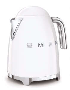 Smeg 50's Style Retro Electric 3D Kettle KLF03SA - Ice White