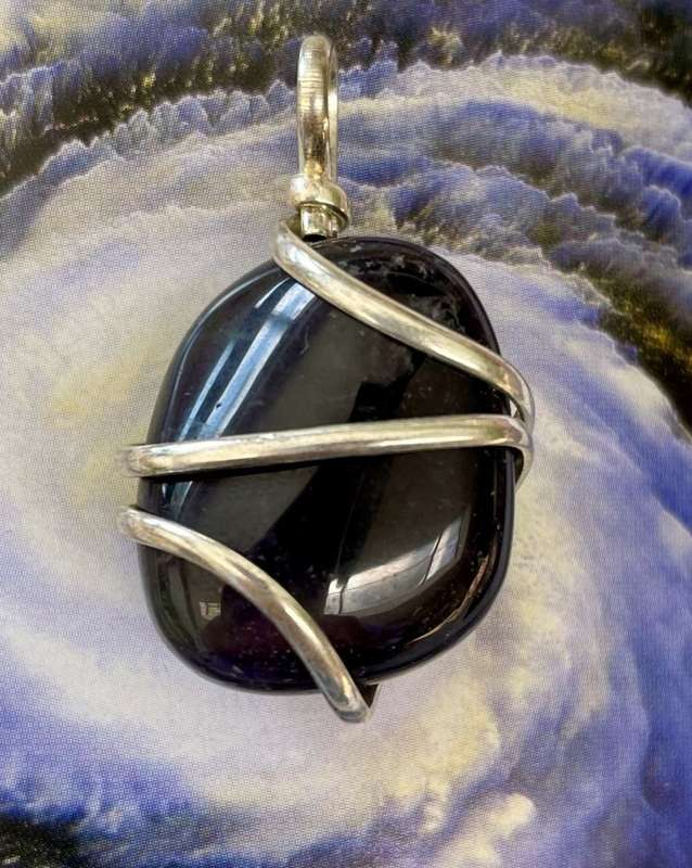 Amethyst Wire Wrapped Pendants