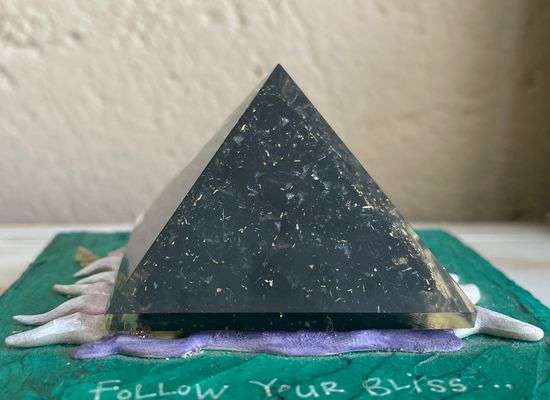 Black Tourmaline Orgonite Pyramid