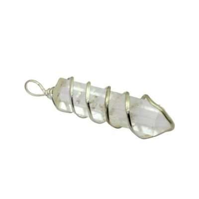 Crystal Quartz Wire Wrapped Pendant