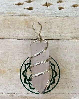 Crystal Quartz Wire Wrapped Pendant