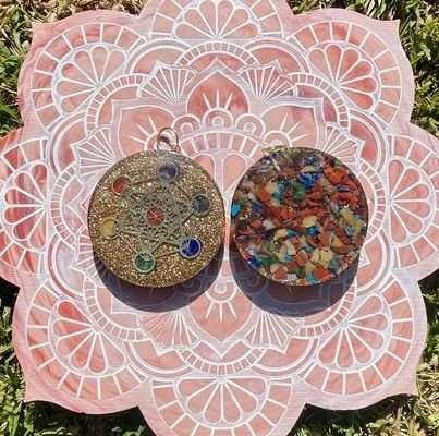 Metatrons Cube Chakra Orgone Pendant