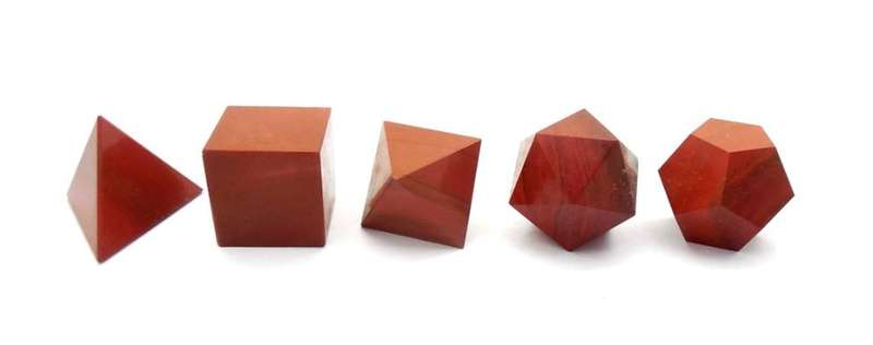 Red Jasper Sacred Geometry Set