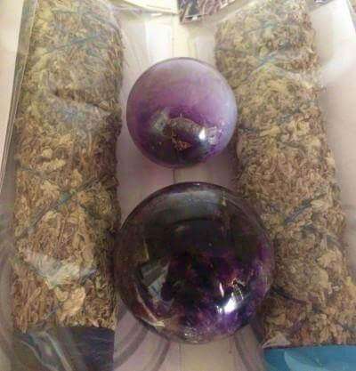 Assorted Crystal Spheres