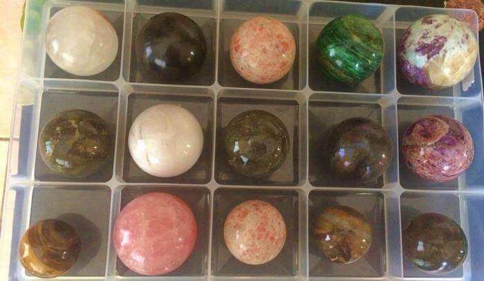 Assorted Crystal Spheres