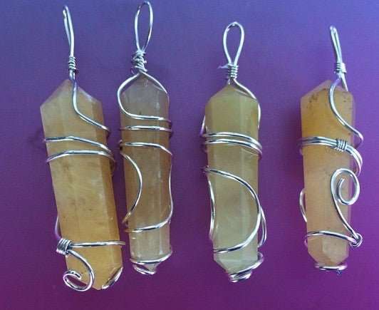 Assorted Wire Wrap Pendants