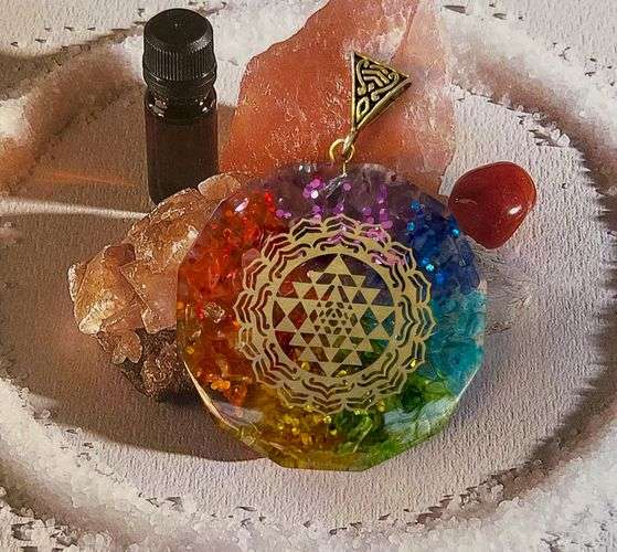 Chakra Orgone Pendant
