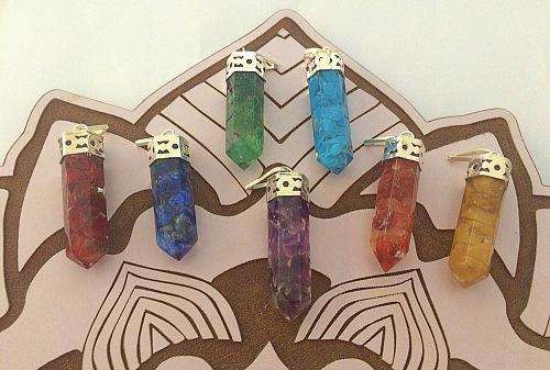 Chakra Orgone Pendants