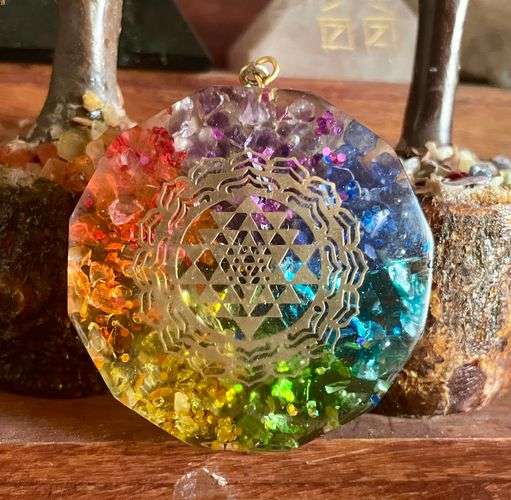 Chakra Orgone Pendant
