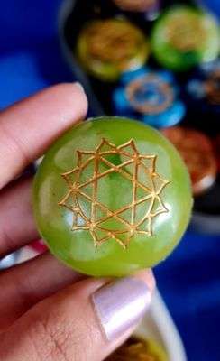 Chakra Stones Set in a Trinket Box