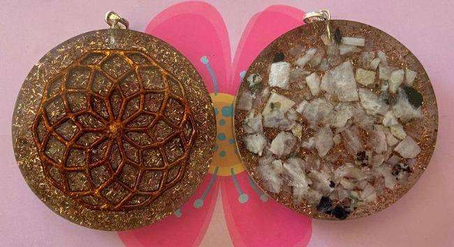 Flower of Life Orgone Pendants
