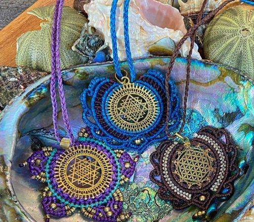Macrame Pendants