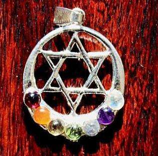 Moon and Star Chakra Pendant - 30mm to 40mm