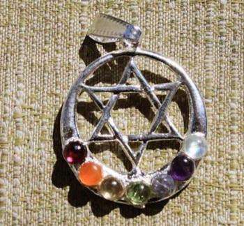 Moon and Star Chakra Pendant - 30mm to 40mm