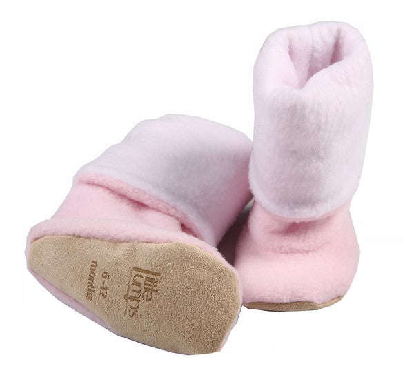 Slouch Boots - White/Pink / 6-12mths (7.5-10kgs)