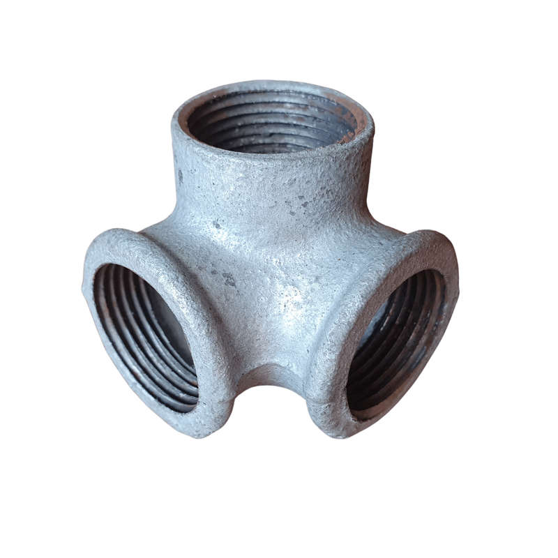 15mm 3-way galvanised fitting