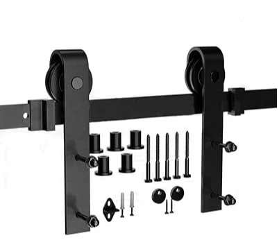 Budget Barn Door Hardware Kit incl 2m Rail - 70mm Wheel (no door)
