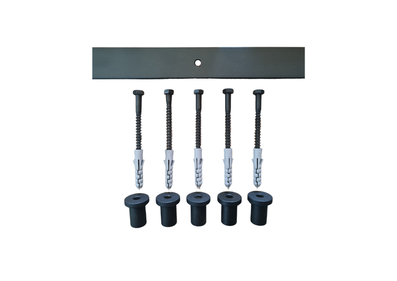 Rail for Barn Door Kit (2 meter) including 35mm spacers and fasteners