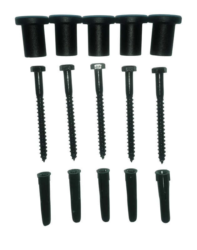 Spacers & Fastener kit to mount barn door rail (standard 40mm door thickness)
